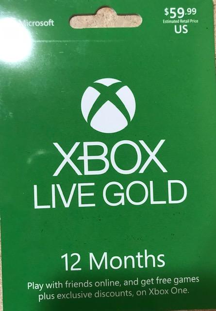 xbox live gold 59.99